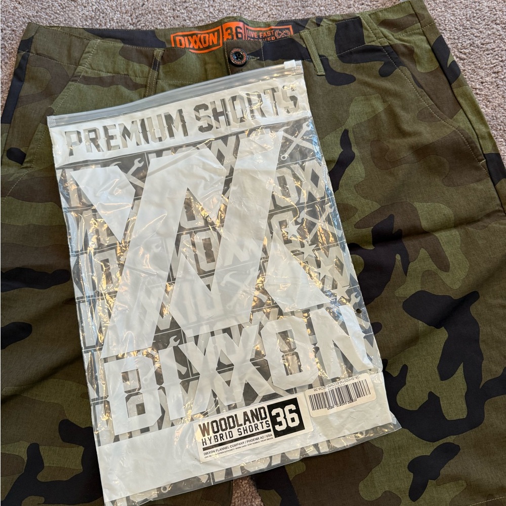 DIXXON Camouflage Woodland Shorts